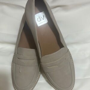 DV by Dolce Vita Tan Flats with Penny Loafer Style